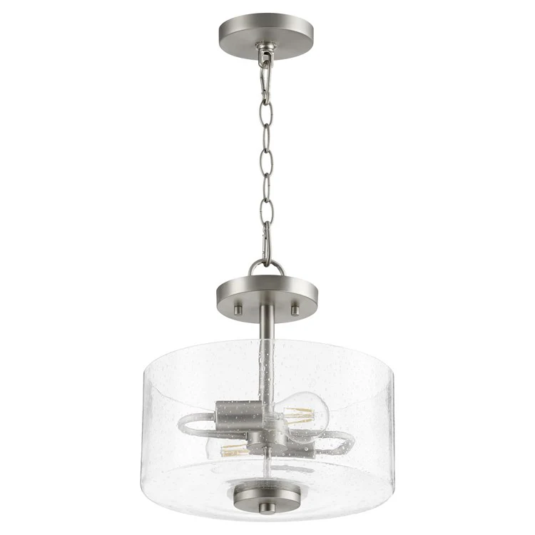 Dakota Two-Light Convertible Semi-Flush Mount Ceiling Fixture/Pendant - Frankwebs