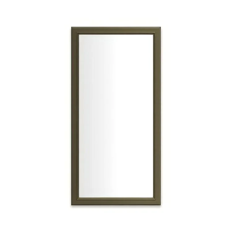 Medicine Cabinet Main Line 20 x 40 Inch 1 Doors Framed Mirror Chrome Flat Top Bryn Mawr Frame Slow Close Hinges 4 Inch - Frankwebs