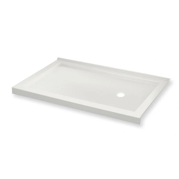 Shower Base B3 Corner Right Stabili-T Round Drain White 60 x 34 Inch Acrylic Right Hand - Frankwebs