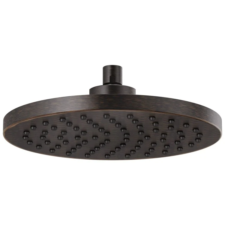 Showerhead Universal Showering 1 Function Rain Can Brilliance Luxe Gold 10 Inch 1.75 Gallons per Minute Round - Frankwebs
