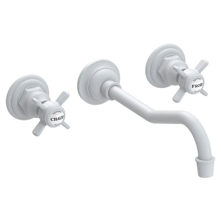 Fairfield Two Handle Wall-Mount Bathroom Faucet - Aged Brass - Frankwebs