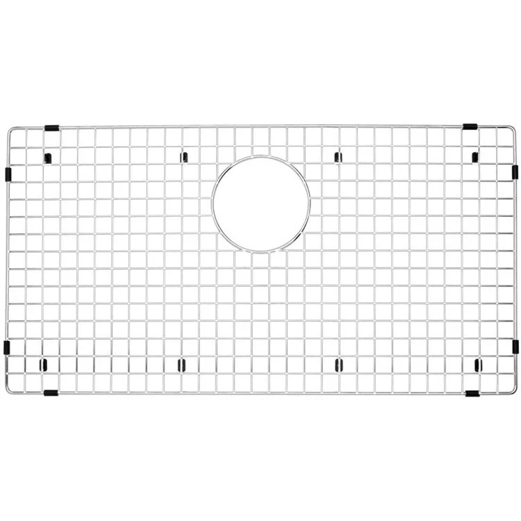 Sink Grid Precis Center Rear Drain Stainless Steel for 30 Inch Single Bowl Sink 16-1/8 Inch - Frankwebs