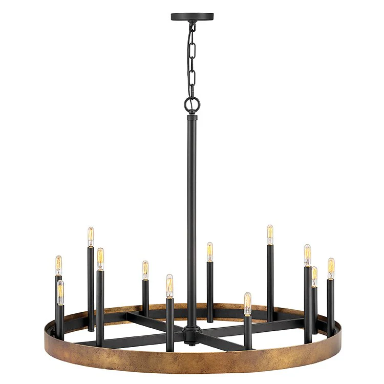 Wells Twelve-Light Chandelier - Frankwebs