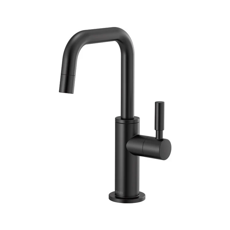Beverage Faucet Solna Cold Water 1 Lever ADA Brilliance Luxe Gold Square Spout 360 Degree Swivel - Frankwebs