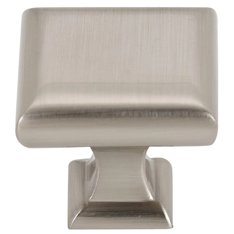 Knob Manhattan Square Polished Chrome Brass 1-1/4 Inch 1-1/8 Inch 11/16 Inch - Frankwebs