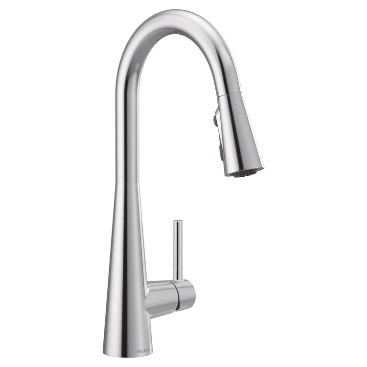 Kitchen Faucet Sleek 1 Lever ADA Spot Resist Stainless High Arc 1/3 Hole 1.5 Gallons per Minute - Frankwebs