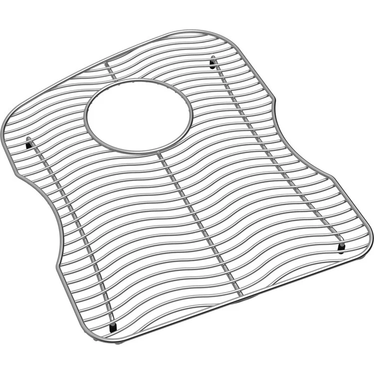 Sink Grid Bottom Grid 13.5 x 17.5 Inch Polished Stainless Steel for Fits Bowl Size 14-1/2x18-5/16 Inch Bowls with Rear Center Drain Opening - Frankwebs