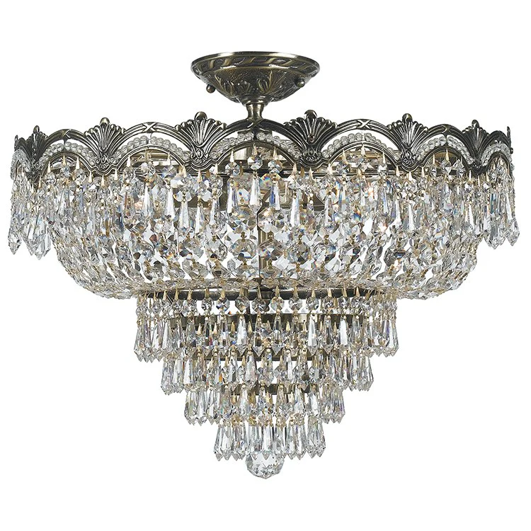Majestic Five-Light Semi-Flush Mount Ceiling Fixture - Frankwebs