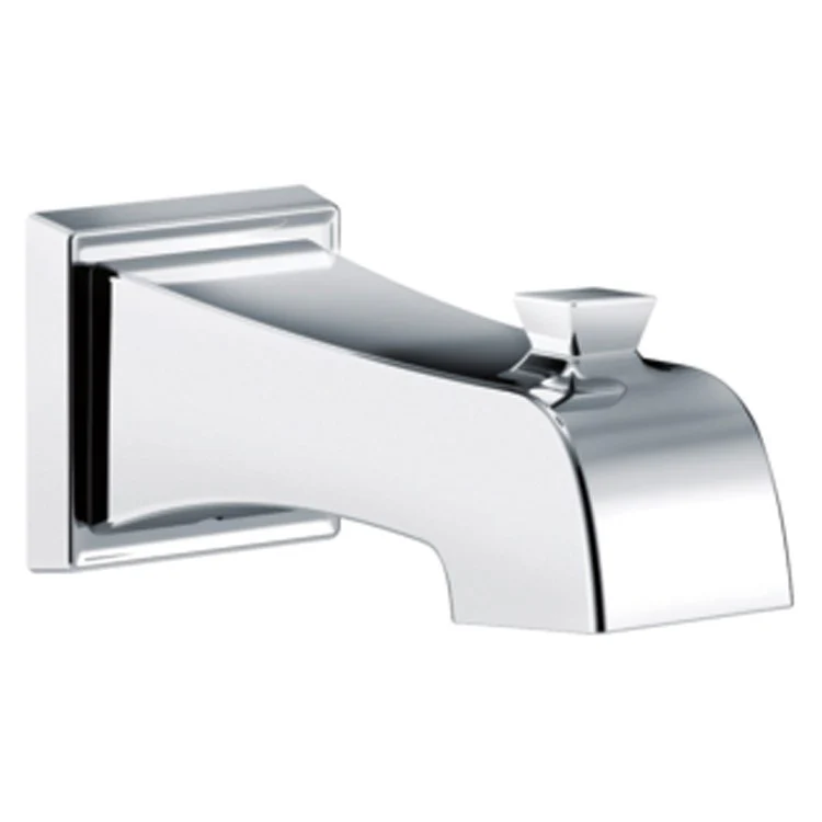 Tub Spout Ashlyn Non-Diverter Chrome 7-15/16 Inch 18 Gallons per Minute Non-Metallic - Frankwebs