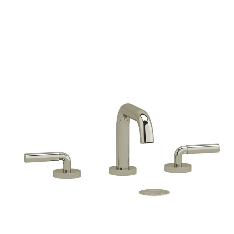 Lavatory Faucet Riu Widespread 8 Inch Spread 2 Lever ADA Black 1.5 Gallons per Minute - Frankwebs