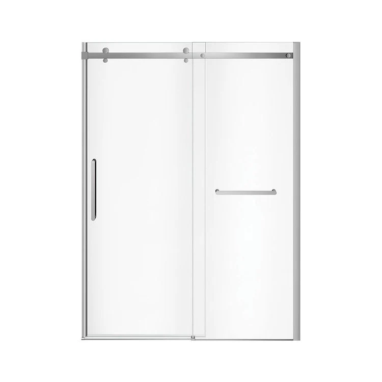 Shower Door Halo Pro Sliding with Towel Bar 59L x 78-3/4H Inch Chrome Clear 5/16 Inch 56-1/2 to 59x78-3/4 Inch - Frankwebs