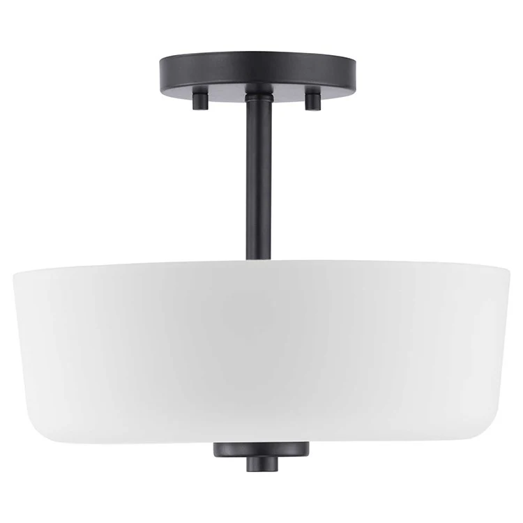 Tobin Two-Light Convertible Semi-Flush Mount Ceiling Fixture/Pendant - Frankwebs