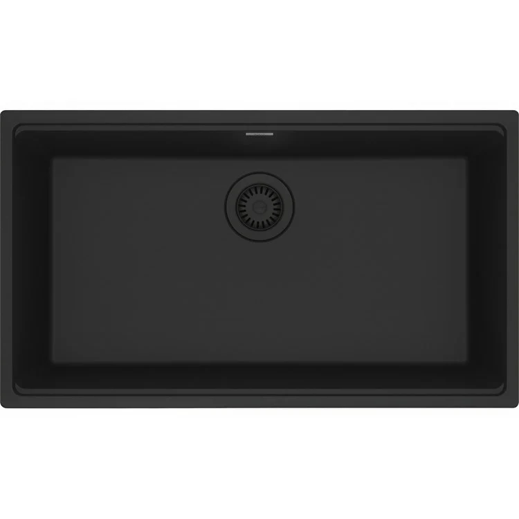Kitchen Sink Maris 31 x 17.8 Inch 1 Bowl Matte Black Undermount Rectangular Granite - Frankwebs