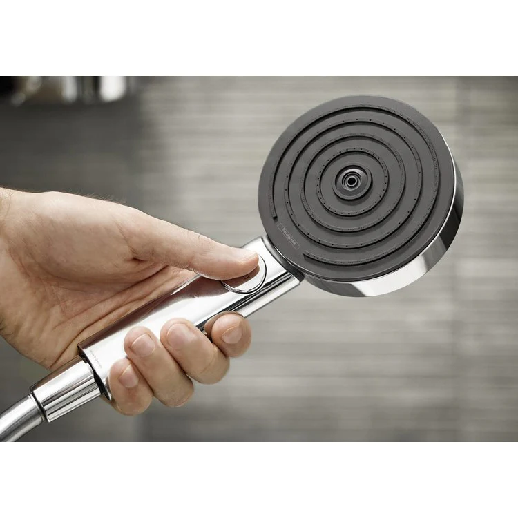 Handshower Pulsify S 105 Chrome 3 Function 1.75 Gallons per Minute Less Bar 4-1/8 Inch Wall Mount - Frankwebs