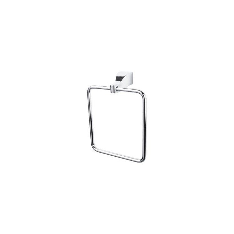 Aqua Towel Ring - Brushed Satin Nickel - Frankwebs