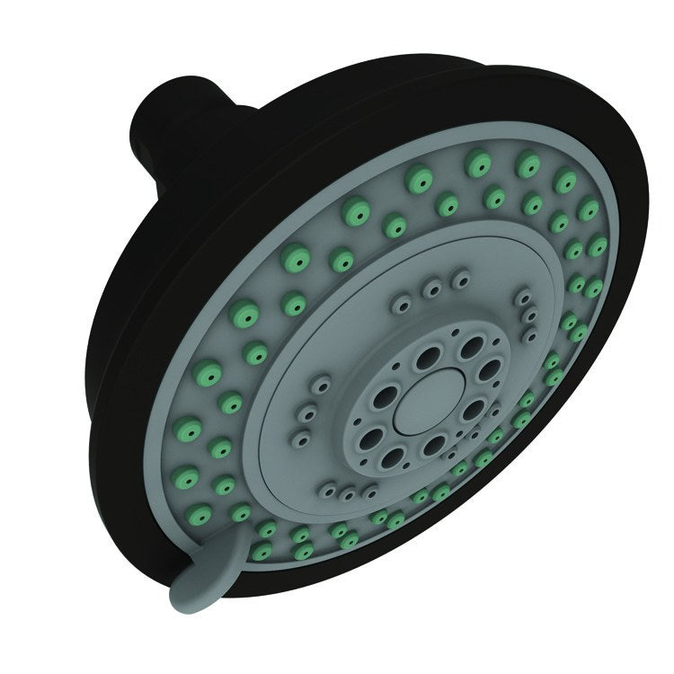 Showerhead Newport Bath 3 Function Antique Brass 4-2/7 Inch 1.8 Gallons per Minute Spray/Rain/Massage - Frankwebs