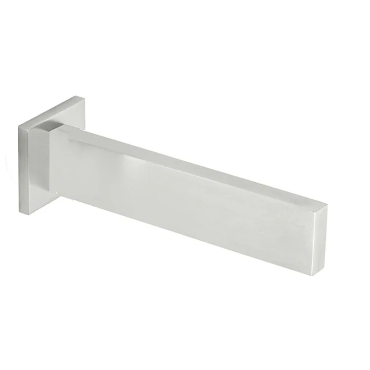 Tub Spout Bel Canto Deluxe with Decorative Ring Square Polished Chrome 7-13/16 Inch 7.5 Gallons per Minute Brass - Frankwebs