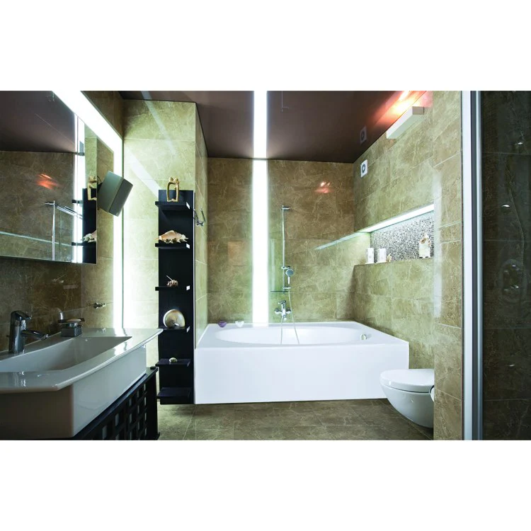 Soaking Tub Studio Collection Kona 60 x 42 x 15 Inch Drop-In Tub Only Left Hand Almond Gelcoat - Frankwebs