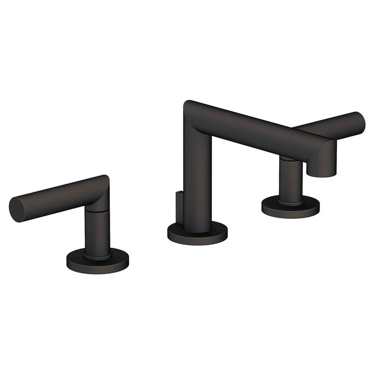 Lavatory Faucet Kirsi Widespread 8 to 20 Inch Spread 2 Lever ADA Oil Rubbed Bronze 1.2 Gallons per Minute Brass Spout Height 3-1/8 Inch - Frankwebs