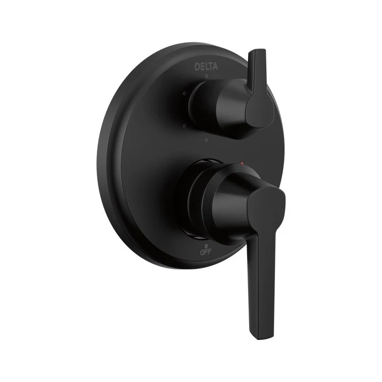 Diverter Trim Galeon 14S 6 Setting Matte Black 6-3/4 Inch 3-1/2 Inch - Frankwebs