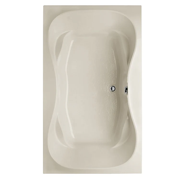 Soaking Tub Designer Collection Evansport 72 x 42 Inch Drop-In Tub Only Side Center White Acrylic - Frankwebs