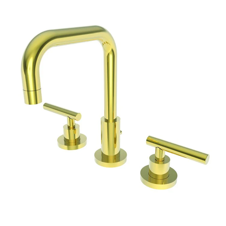 Lavatory Faucet East Square Widespread 8 to 20 Inch Spread 2 Lever ADA WaterSense White 1.2 Gallons Per Minute Brass Pop-Up with Tailpiece Spout Reach 6-1/8 Inch - Frankwebs