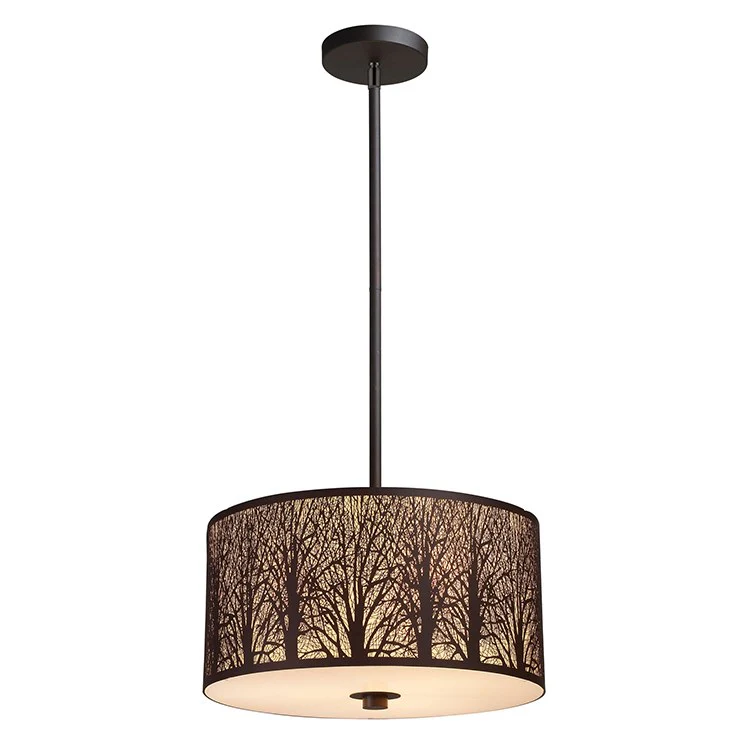 Woodland Sunrise Three-Light LED Pendant - Frankwebs