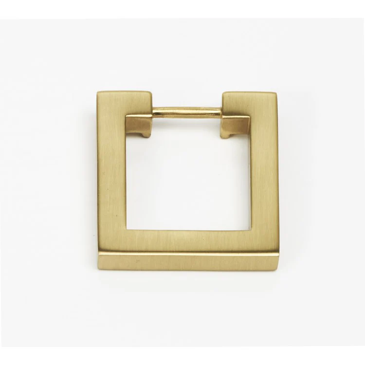 Ring Flat Square Satin Brass 1-1/2 Inch Brass - Frankwebs