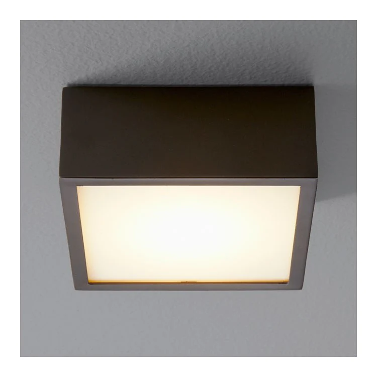 Pyxis Single-Light LED Small Flush Mount Ceiling Fixture/Wall Sconce - Aged Brass - Frankwebs