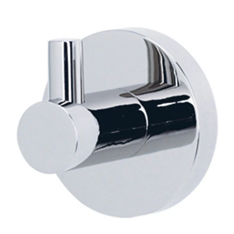 Robe Hook Contemporary I Bath Polished Chrome 2 Inch 1-3/4 Inch Wall Mount Brass - Frankwebs