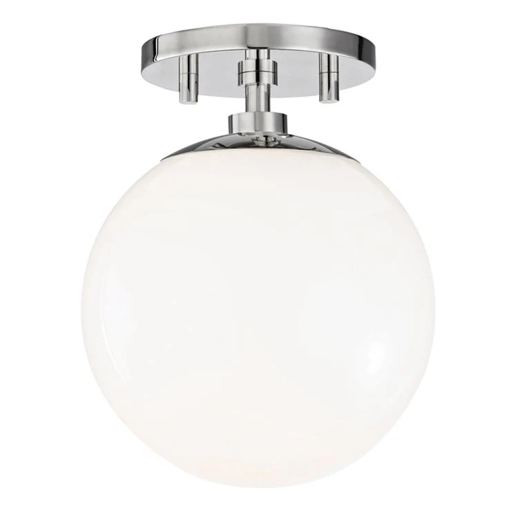 Stella Single-Light Semi-Flush Mount Ceiling Fixture - Frankwebs