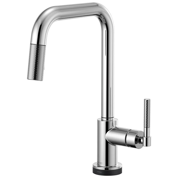 Litze Single Handle SmartTouch Pull Down Faucet with Square Spout/Knurled Handle - Frankwebs