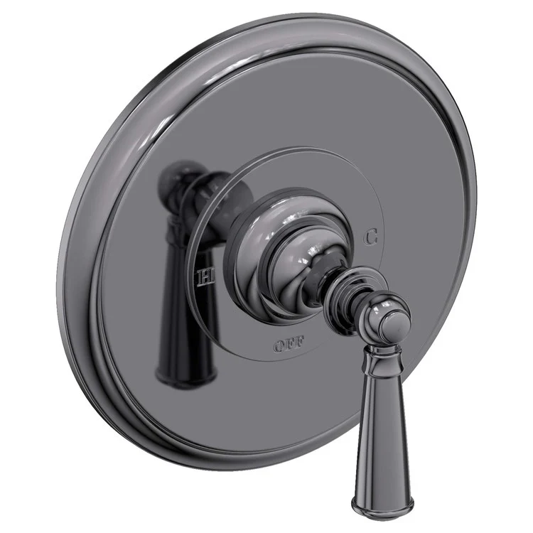 Pressure Balance Valve Trim Sutton Round 1 Lever Satin Brass PVD ADA Depth 4 Inch - Frankwebs