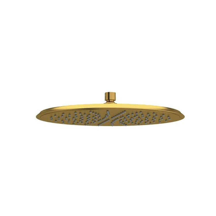 Showerhead 1 Function Rain Round Polished Nickel 13 Inch 1.8 Gallons per Minute WaterSense - Frankwebs