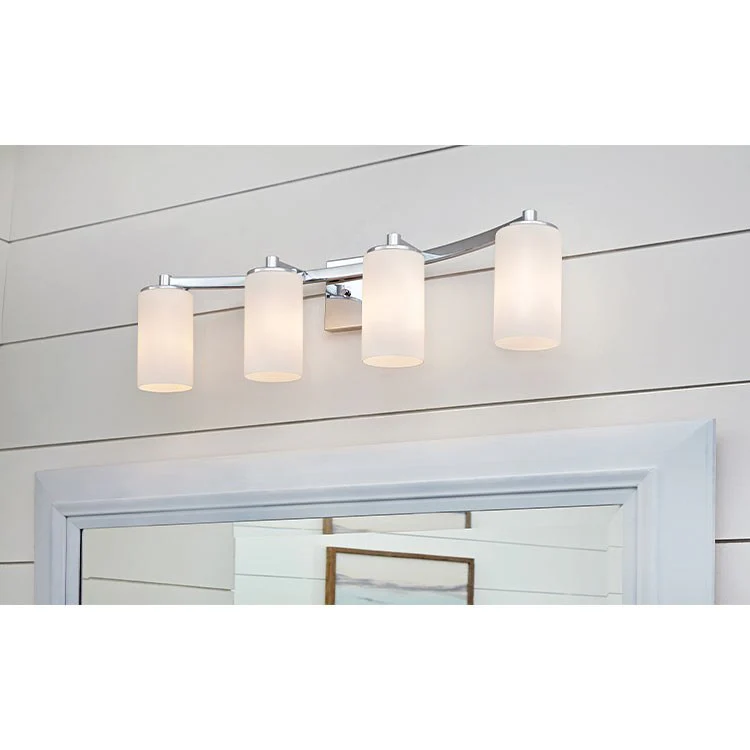 Hettinger Four-Light Bathroom Vanity Fixture - Frankwebs