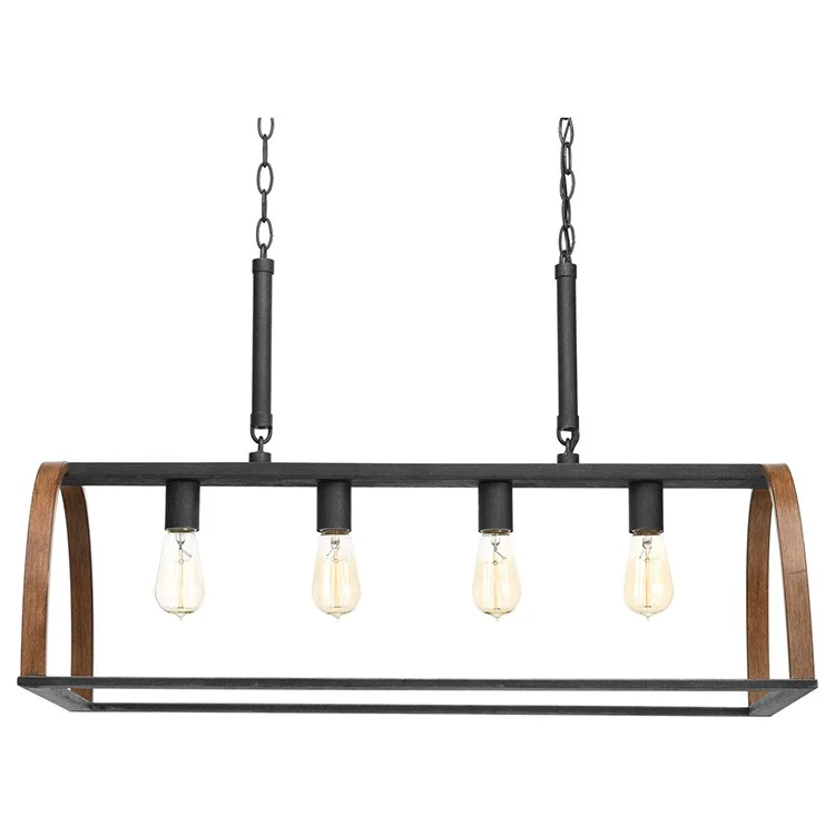 Trestle Four-Light Linear Island Pendant - Frankwebs