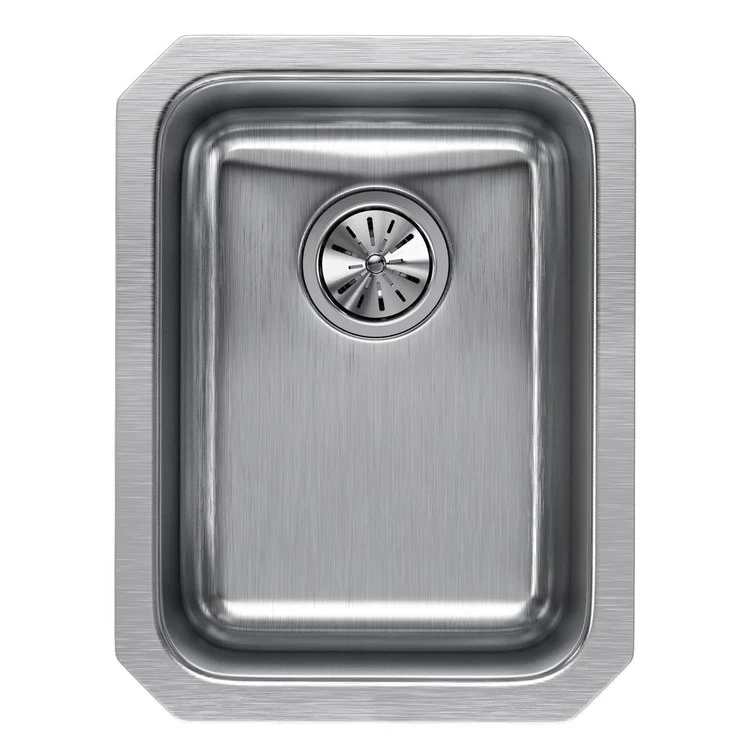 Kitchen Sink Lustertone Classic 14 x 18.5 Inch Single Bowl Lustrous Highlighted Satin Undermount - Frankwebs