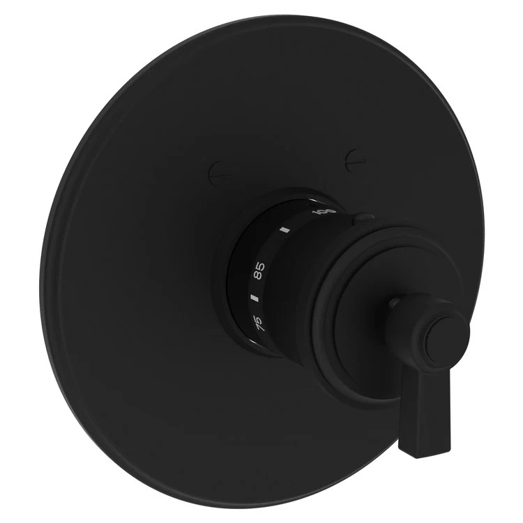 Thermostatic Trim Miro Round Place 1 Lever English Bronze ADA for Rough Valve 1-540 Face Plate and Temperature-Adjust Handle Brass - Frankwebs