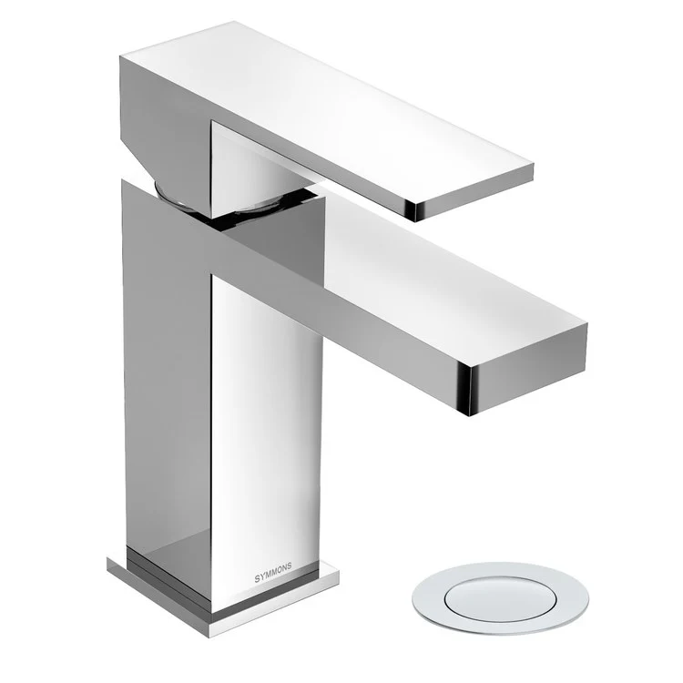 Lavatory Faucet Duro 1 Lever ADA Polished Chrome 0.5 Gallons per Minute Metal Push Pop 1 Hole - Frankwebs