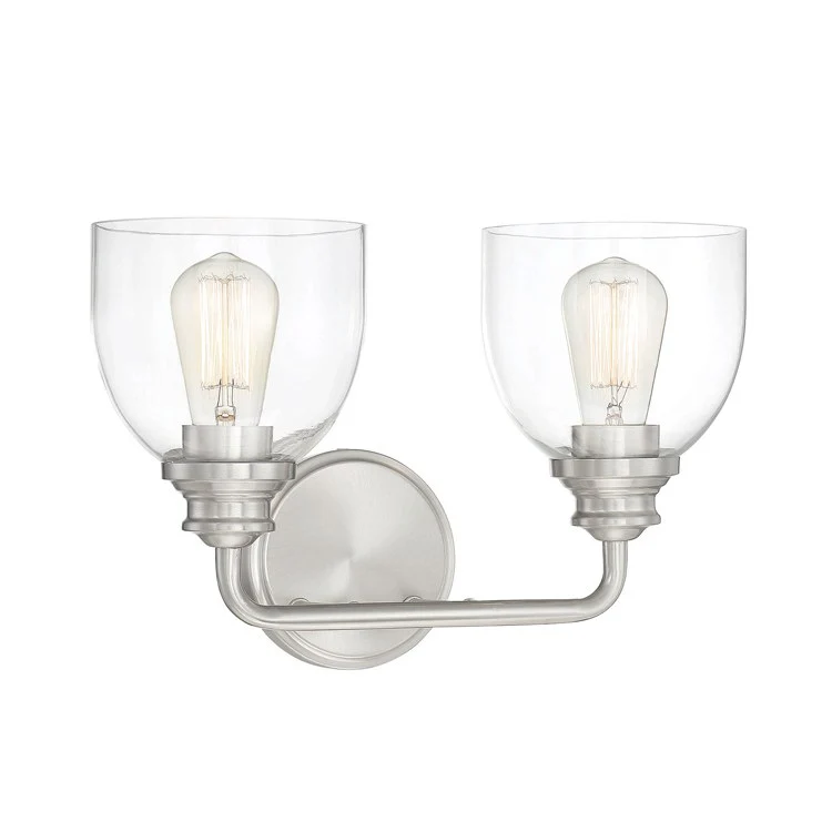 Vale Two-Light Bathroom Vanity Fixture - Frankwebs