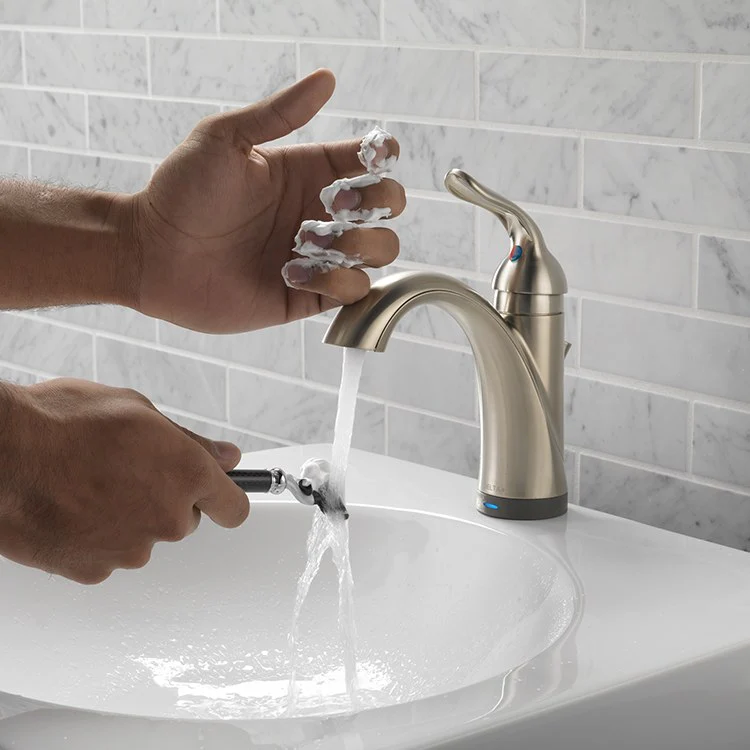 Lahara Touch2O Single Handle Centerset Lavatory Faucet with Touchless Technology - Frankwebs