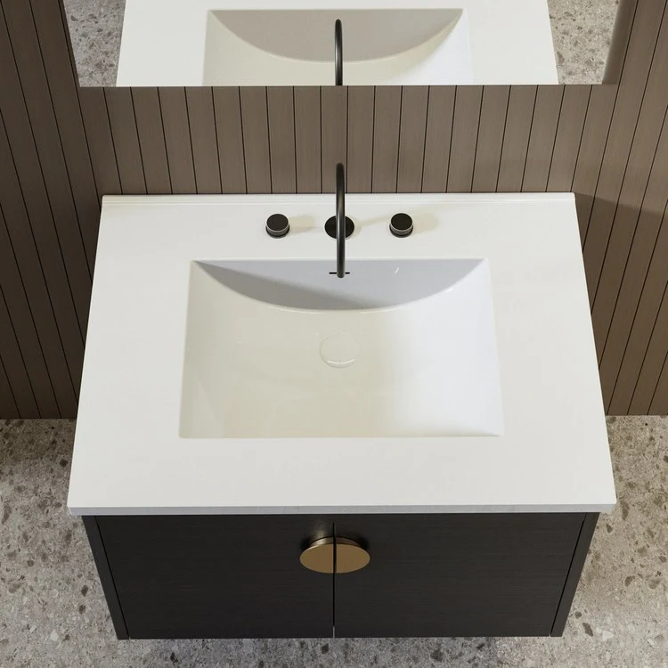 Vanity Top Ceramic Top Centerset 31 x 22 Inch White 8 Inch Spread Ceramic 3 Hole 3 Centimeter - Frankwebs