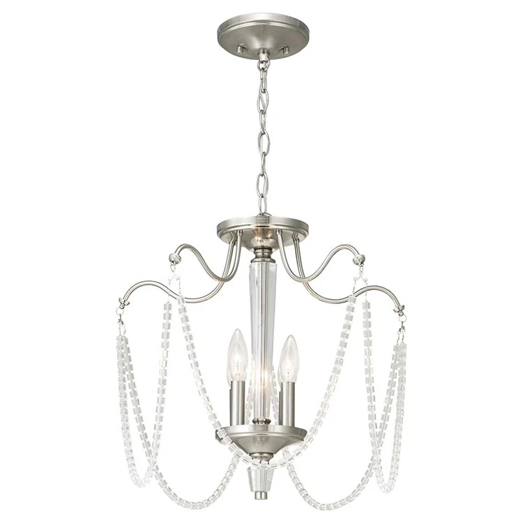Stratham Four-Light Convertible Semi-Flush Mount Ceiling Fixture/Pendant - Frankwebs