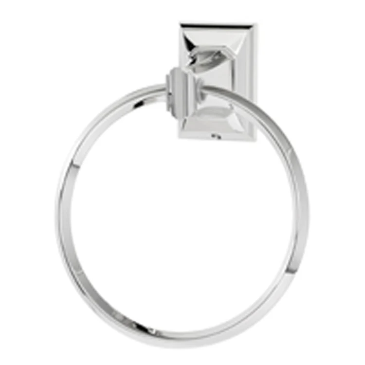 Towel Ring Geometric Bath 6 Inch Bronze Brass 3-1/4 Inch - Frankwebs