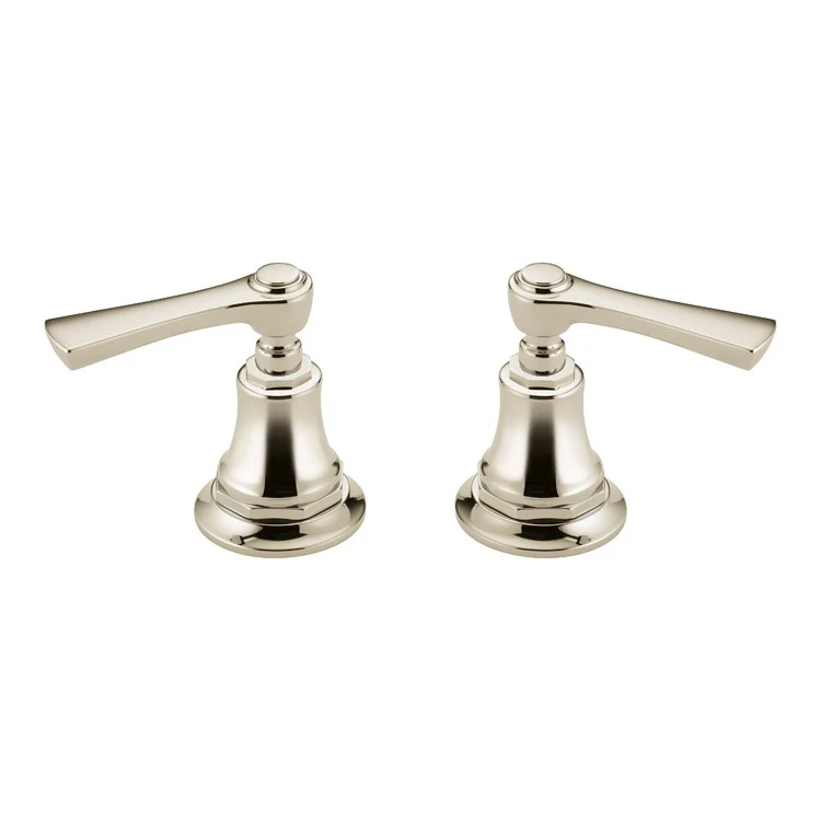 Handle Kit Rook Zinc 2 Lever Brilliance Luxe Gold ADA for Widespread Lavatory and Bidet - Frankwebs