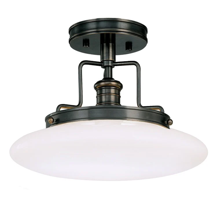 Beacon Single-Light Semi-Flush Mount Ceiling Fixture - Frankwebs