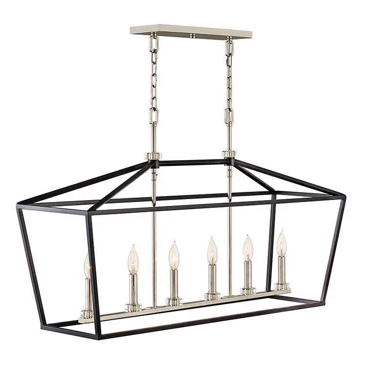 Stinson Six-Light Linear Chandelier - Frankwebs