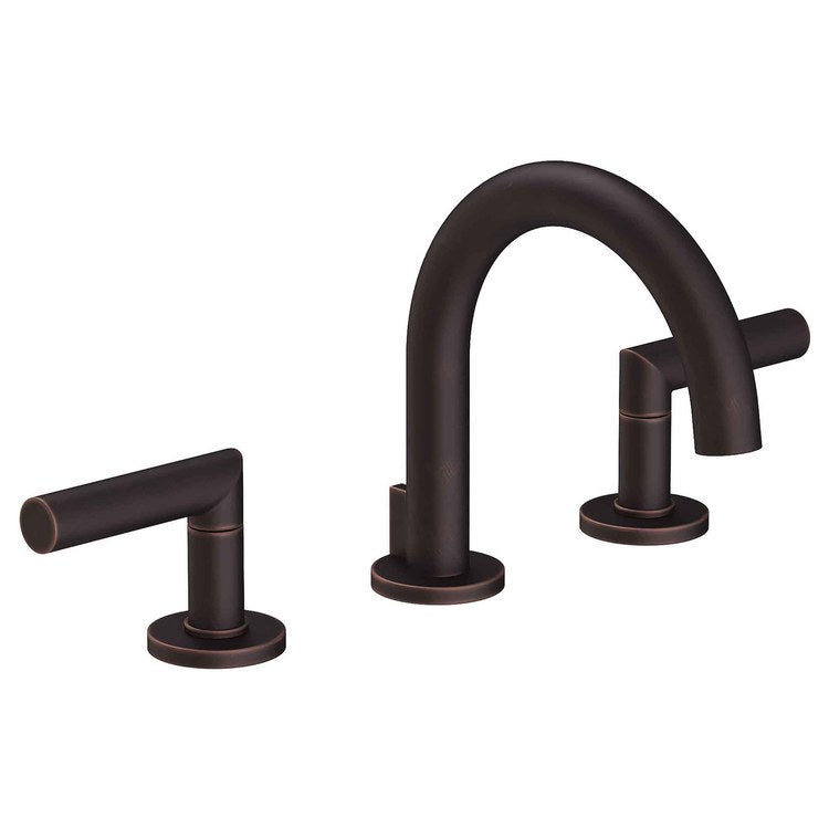 Lavatory Faucet Pavani Widespread 8 to 20 Inch Spread 2 Lever ADA Aged Brass 1.2 Gallons per Minute Brass Spout Height 3-1/8 Inch - Frankwebs