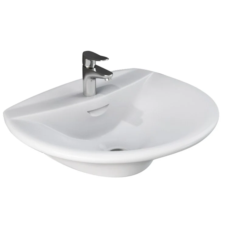 Lavatory Sink Venice Wall Hung 13 Inch White - Frankwebs