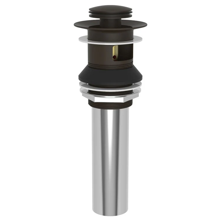 Push Drain Lavatory Drain Aged Brass Brass for 1-5/8IN to 1-3/4IN Openings - Frankwebs